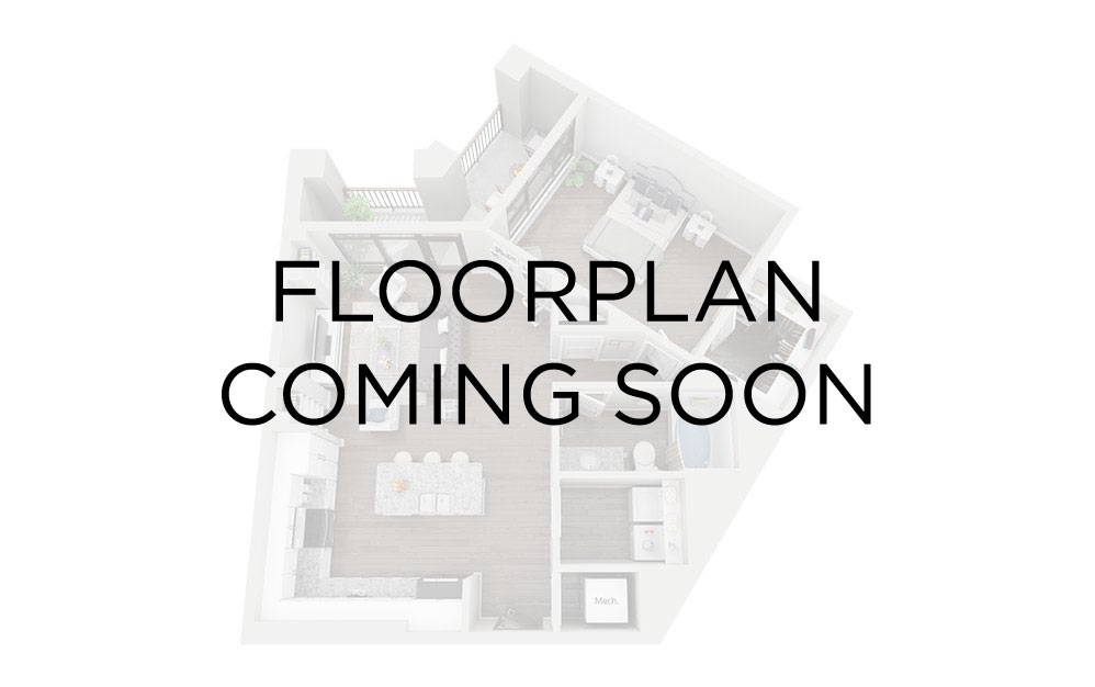 MS2 - Studio floor plan layout with 1 bathroom and 456 square feet